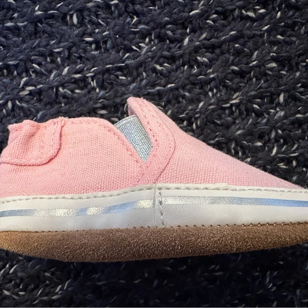 Robeez Pink Soft Sole Baby Shoes 0-6 Months